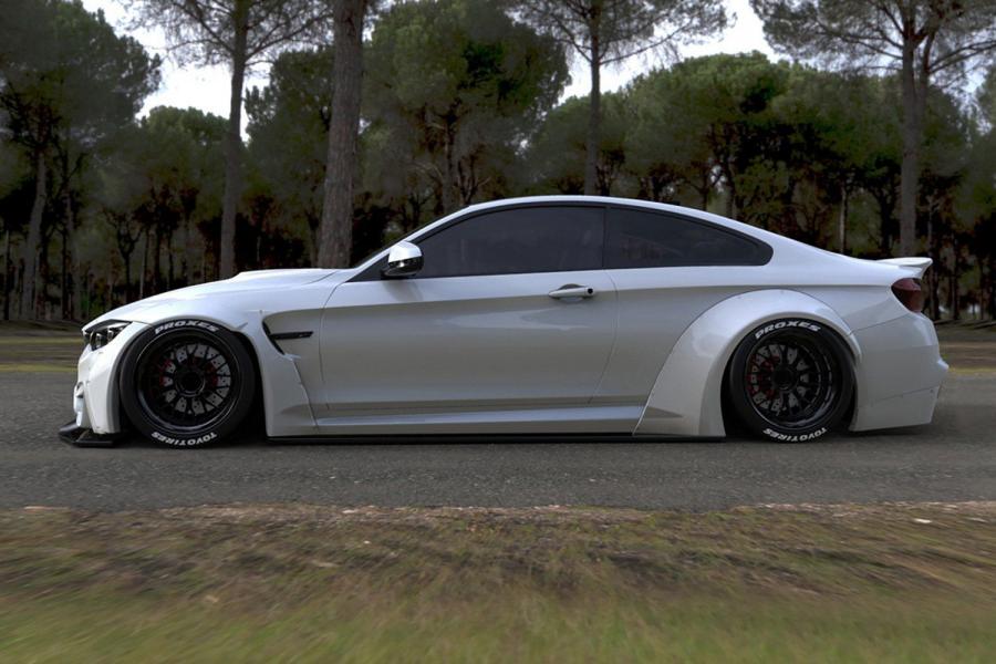  BMW M4 Coupe by Liberty Walk 2016 года  (фото 4 из 8)